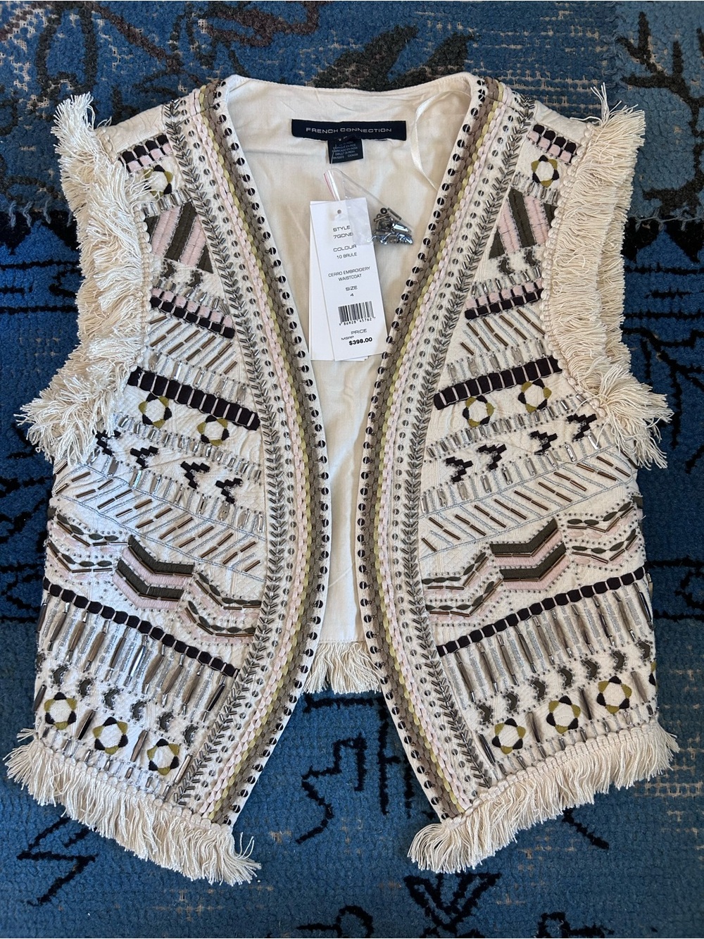 Cello Embroidered Vest